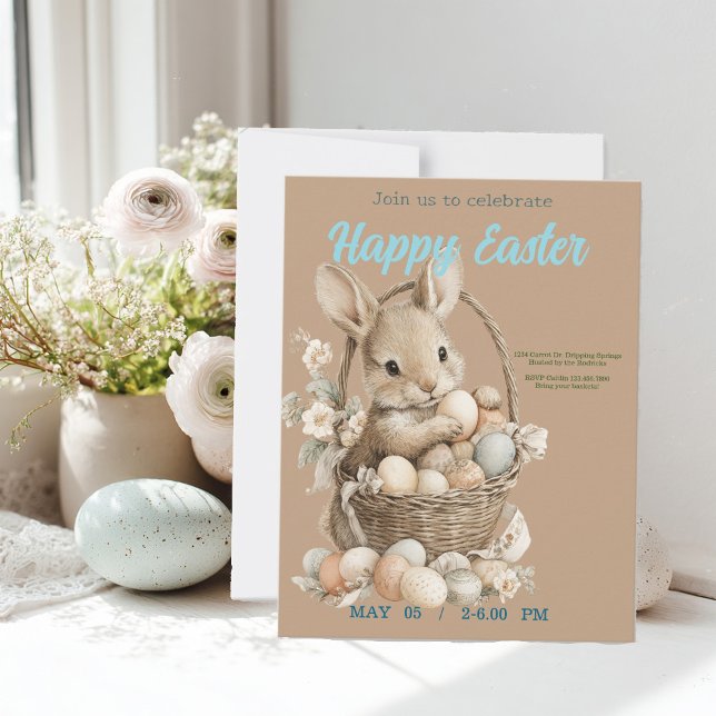 invitation to Easter with Peter Rabbit (Créateur téléchargé)