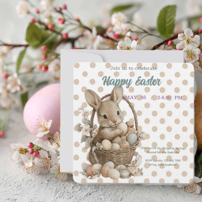 invitation to Easter with Peter Rabbit (Créateur téléchargé)