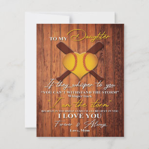 Invitation To My Daughter Cute To My Daughter Gift