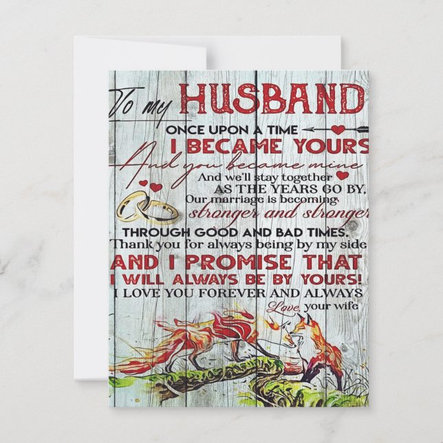 Invitation To My Husband Gift | Letter For Him | (Devant)