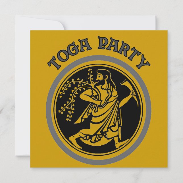 INVITATION TOGA PARTY (Devant)