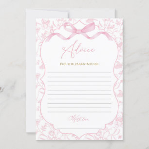 Invitation Toile De Jouy Conseil Baby shower jeu