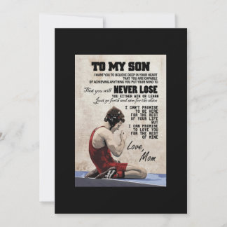 Invitation Toile de wrestling de fils
