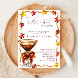 Invitation Tomber un tout petit peu amoureux Martini Baby Sho