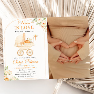 Invitation Tombez amoureux de la photo de Baby Shower de citr
