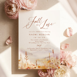 Invitation Tombez amoureux Fête de mariage champêtre de la Mo