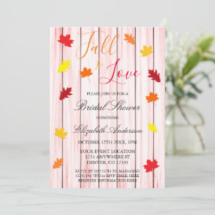 Invitation Tombez amoureux Fête de mariage sous le thème des