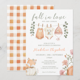Invitation Tombez Amoureux Linge de Maison Automnal Baby Show