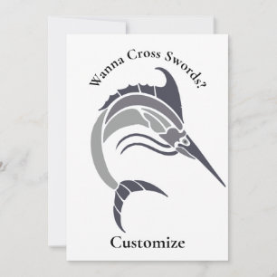 Invitation Tonnerre de poisson-épée