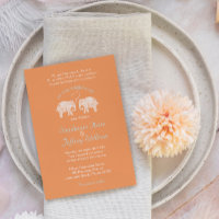 TONNES D'AMOUR/Eléphant Couleur Personnalisée Mari