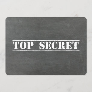 Invitation Top Secret Best Man ou Junior Groomsman Propositio