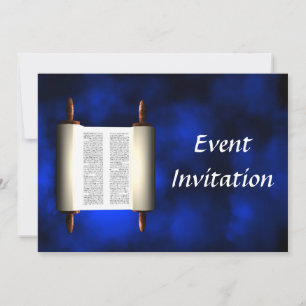 Invitation Torah Light Bar Mitzvah