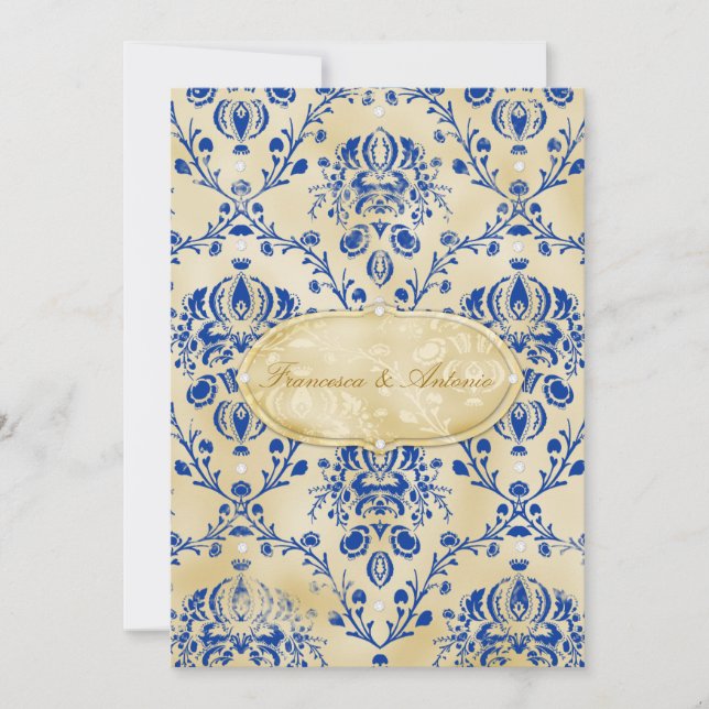 Invitation Torte doux de myrtille d'invitation de biscuit de (Devant)