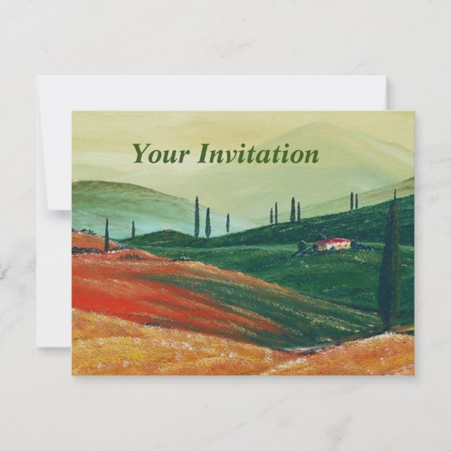 Invitation Toscane (Devant)