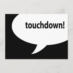 Invitation touchdown !