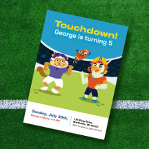 Touchdown American Football Anniversaire de enfant