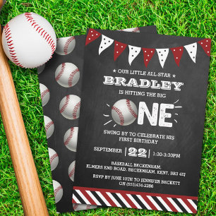 Invitation Toucher Le Grand   Baseball 1er anniversaire