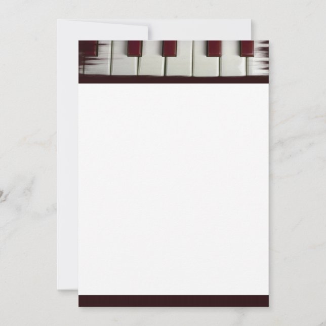 Invitation Touches de Piano (Devant)