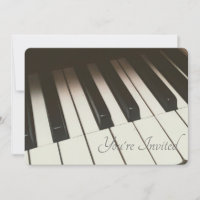 Touches de piano noir et blanc Photographie Mariag