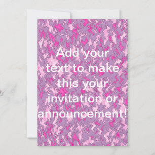 Invitation Tough Lady Camo