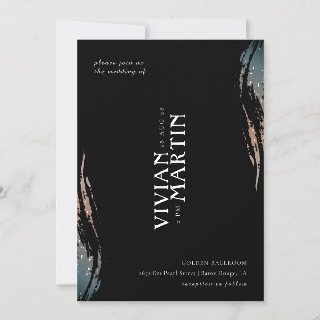 Invitation Toujours et pour l'Éternité Mariage (Devant)