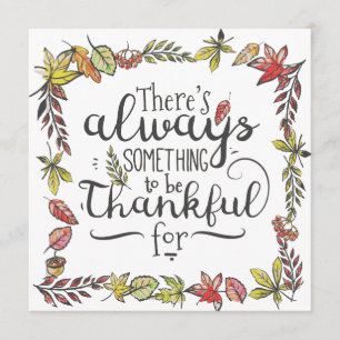 Invitation Toujours quelque chose être reconnaissant pour