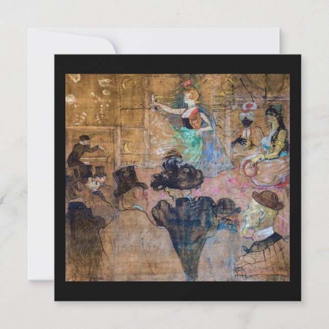 Invitation Toulouse-Lautrec - Danse Maure / Les Almehs (Devant)