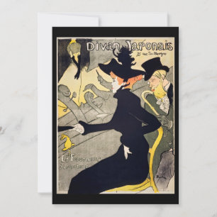 Invitation Toulouse-Lautrec - Divan Japonais