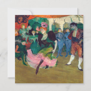 Invitation Toulouse-Lautrec - Marcelle Lender, Danse Bolero