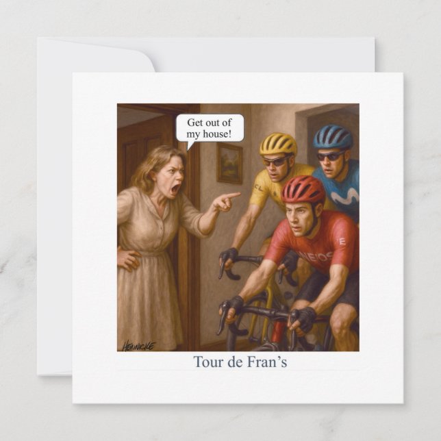 Invitation Tour de Fran’s (Devant)