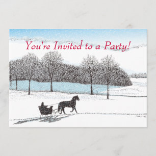 Invitation Tour de Sleigh