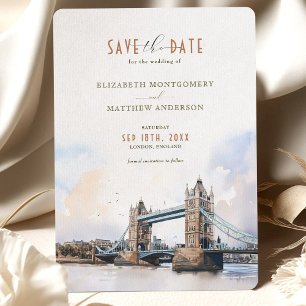 Invitation Tour Eiffel non, Big Ben Londres Réservez la Date