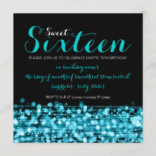 Invitation Tourbillon de Sweet sixteen