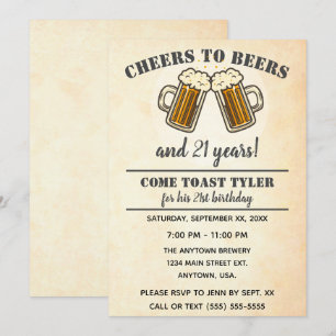 Invitation Tournée Jaune Pour Les 21 Ans De Beers