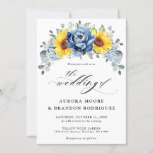 Tournesol Dusty Blue Slate Peony Mariage floral
