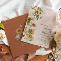 Tournesol Rustique Beige Mariage moderne