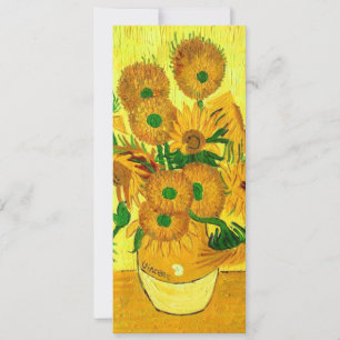 Invitation Tournesols de Van Gogh