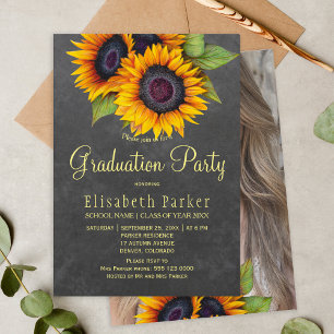 Invitation Tournesols d'or fête de remise de diplômes en PHOT