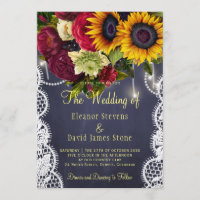Tournesols et rose hiver rustique mariage de la ma