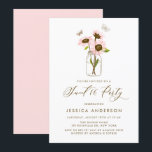 Invitation Tournesols roses dans Mason Jar Sweet sixteen rust<br><div class="desc">Invités Invitations à votre fête avec cette invitation personnalisable en sweet sixteen. Il présente des tournesols roses dans un bocal de mason avec des papillons. Personnalisez cette invitation rustique douce 16 en ajoutant les détails de votre événement. Cette invitation à l'anniversaire de tournesol est parfaite pour les anniversaires d'été et...</div>