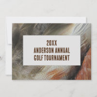 Tournoi de golf à plumes de réunion de famille ann
