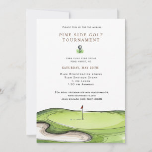 Invitation Tournoi de golf Country club