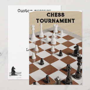 Invitation Tournoi d'échecs