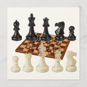 Invitation Tournoi d'échecs d'invitation