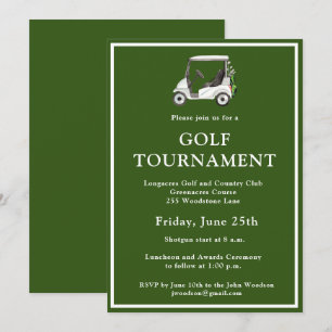 Invitation Tournoi d'entreprise de la ligue de golf