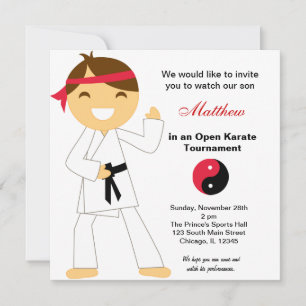 Invitation Tournoi Karate Kids