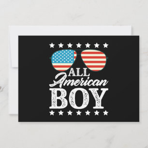 Invitation Tous American Boy 4 juillet États-Unis Lunettes de