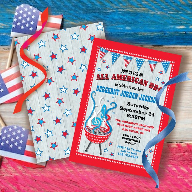 Invitation Tous les BBQ américains (Créateur téléchargé)