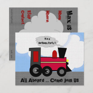 Invitation Tous les trains à bord