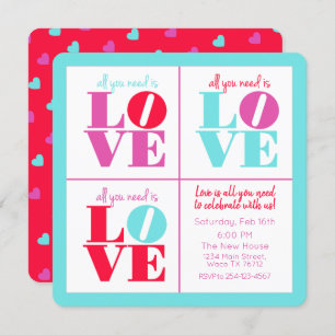 Invitation Tout ce dont vous avez besoin, c'est de l'invitati